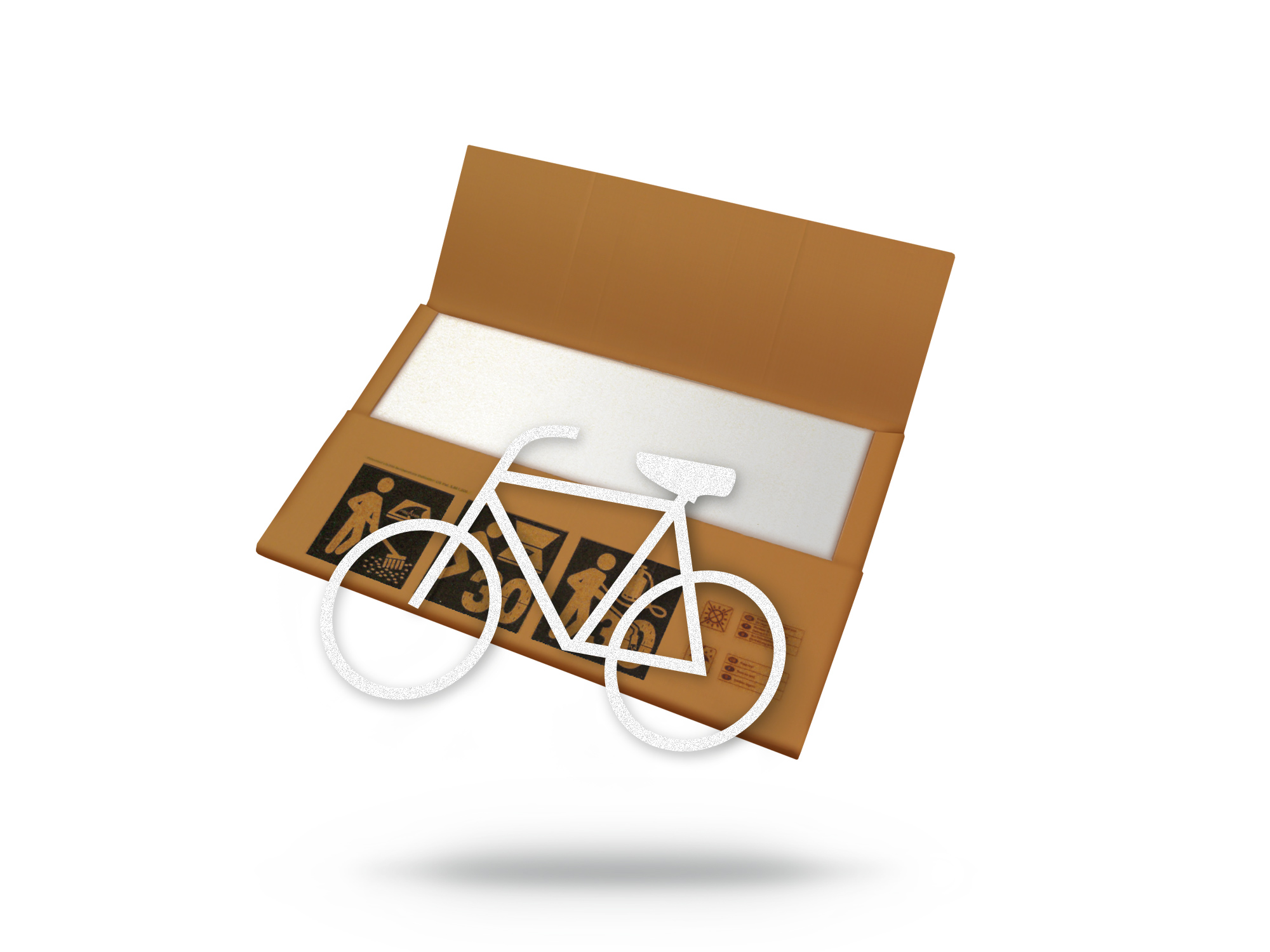 Thermoplastik Radfahrer & Fußgänger